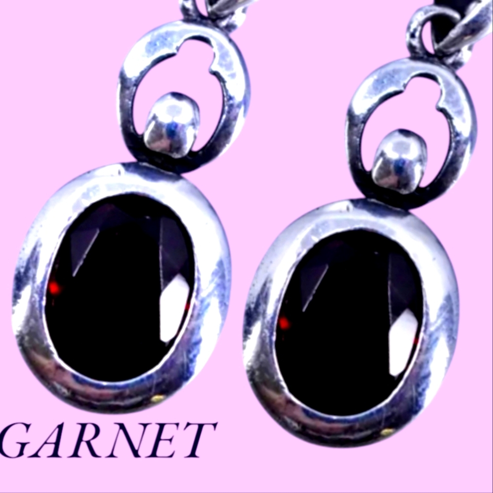 Garnet Earrings
